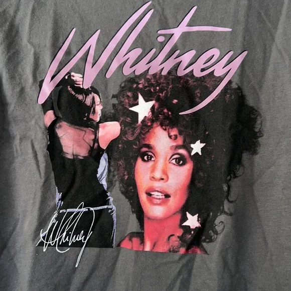 Whitney Houston Muscle Tee Shirt - Picture 3 of 7